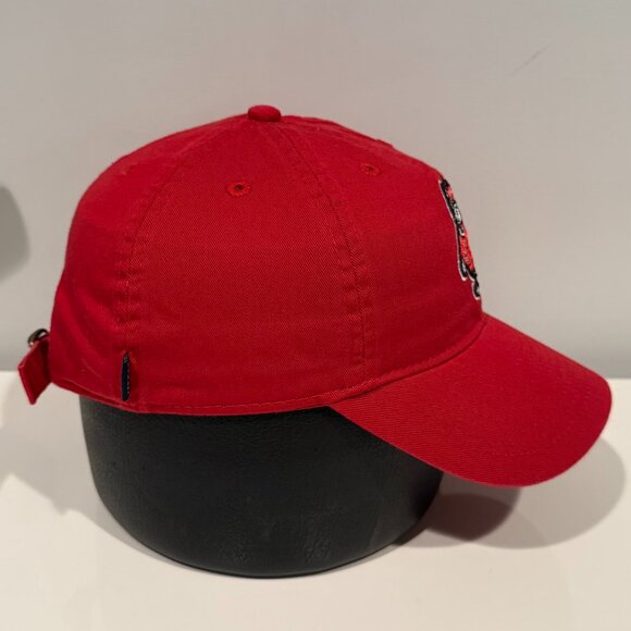 North Carolina NC State Wolfpack Legacy Strapback Adjustable Hat Cap Red - Picture 3 of 7